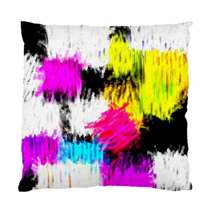 Colorful blurry paint strokes                   Standard Cushion Case (Two Sides)