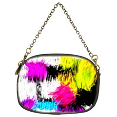 Colorful Blurry Paint Strokes                    Chain Purse (two Sides) by LalyLauraFLM