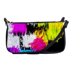 Colorful Blurry Paint Strokes                         Shoulder Clutch Bag by LalyLauraFLM