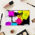 Colorful blurry paint strokes                         Cosmetic Bag Front