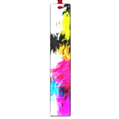 Colorful Blurry Paint Strokes                         Large Book Mark by LalyLauraFLM