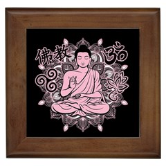 Ornate Buddha Framed Tiles by Valentinaart