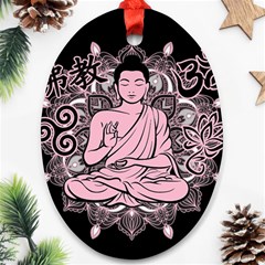 Ornate Buddha Ornament (oval) by Valentinaart