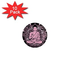 Ornate Buddha 1  Mini Magnet (10 Pack)  by Valentinaart