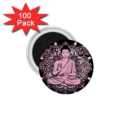 Ornate Buddha 1 75  Magnets (100 Pack)  by Valentinaart