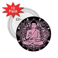 Ornate Buddha 2 25  Buttons (10 Pack)  by Valentinaart