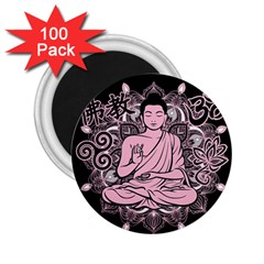 Ornate Buddha 2 25  Magnets (100 Pack)  by Valentinaart