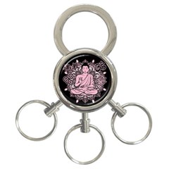 Ornate Buddha 3-ring Key Chains by Valentinaart