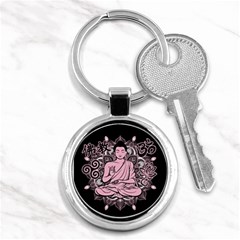 Ornate Buddha Key Chains (round)  by Valentinaart