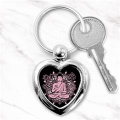 Ornate Buddha Key Chains (heart)  by Valentinaart