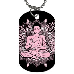 Ornate Buddha Dog Tag (two Sides) by Valentinaart