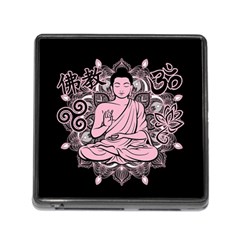 Ornate Buddha Memory Card Reader (square) by Valentinaart