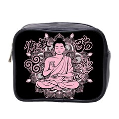 Ornate Buddha Mini Toiletries Bag 2-side by Valentinaart