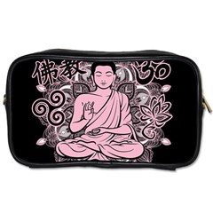 Ornate Buddha Toiletries Bags by Valentinaart