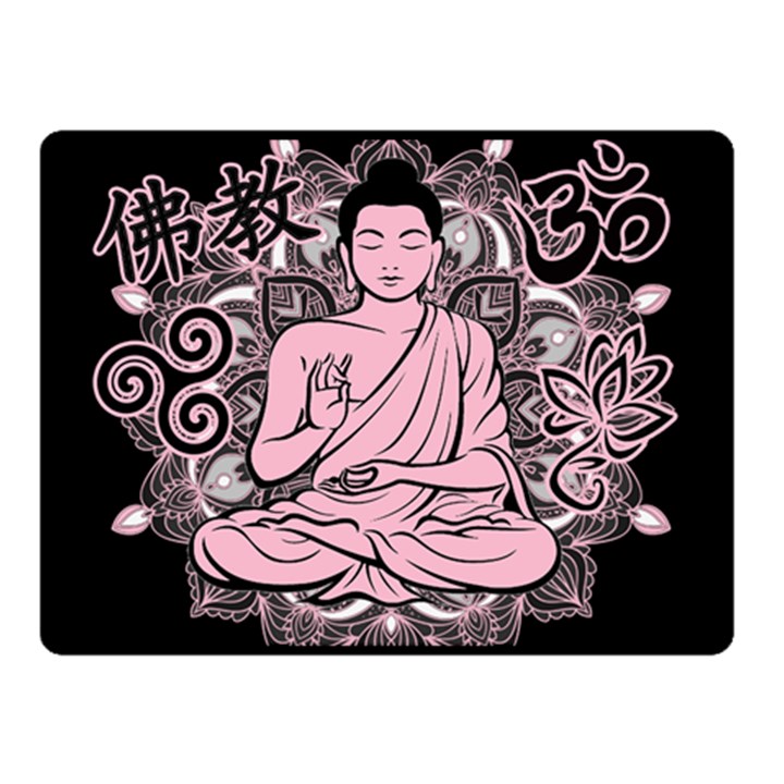 Ornate Buddha Fleece Blanket (Small)