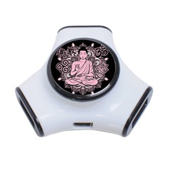 Ornate Buddha 3-port Usb Hub by Valentinaart