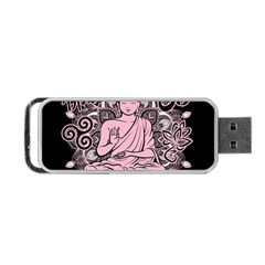 Ornate Buddha Portable Usb Flash (two Sides) by Valentinaart