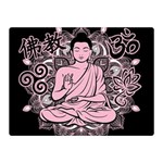 Ornate Buddha Double Sided Flano Blanket (Mini)  35 x27  Blanket Front