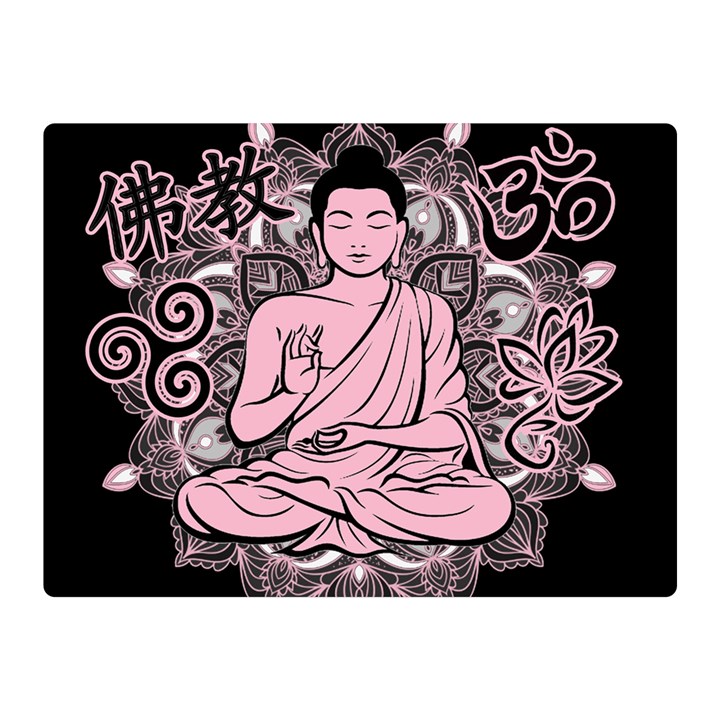 Ornate Buddha Double Sided Flano Blanket (Mini) 