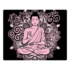 Ornate Buddha Double Sided Flano Blanket (large)  by Valentinaart