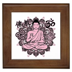 Ornate Buddha Framed Tiles by Valentinaart