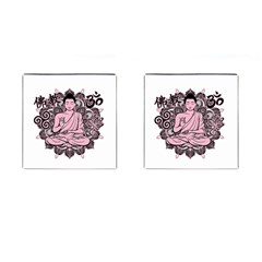 Ornate Buddha Cufflinks (square) by Valentinaart