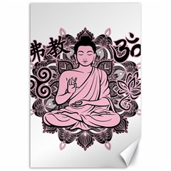 Ornate Buddha Canvas 24  X 36  by Valentinaart