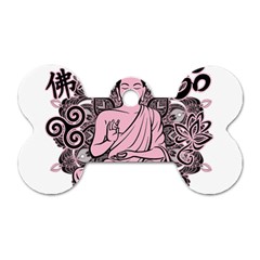 Ornate Buddha Dog Tag Bone (one Side) by Valentinaart