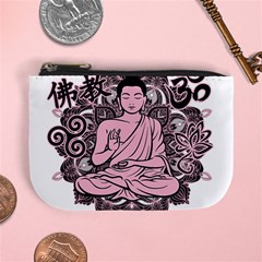 Ornate Buddha Mini Coin Purses by Valentinaart