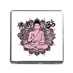 Ornate Buddha Memory Card Reader (square) by Valentinaart