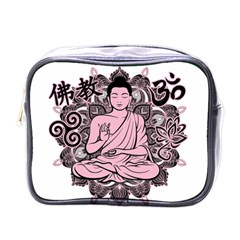 Ornate Buddha Mini Toiletries Bags by Valentinaart