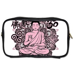 Ornate Buddha Toiletries Bags by Valentinaart