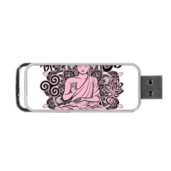 Ornate Buddha Portable Usb Flash (one Side) by Valentinaart