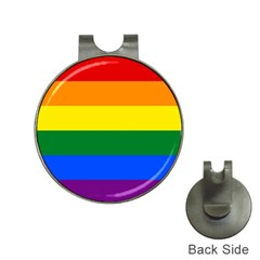 Pride Rainbow Flag Hat Clips With Golf Markers by Valentinaart