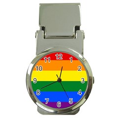 Pride Rainbow Flag Money Clip Watches