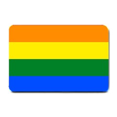 Pride Rainbow Flag Small Doormat  by Valentinaart