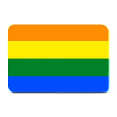 Pride Rainbow Flag Plate Mats by Valentinaart