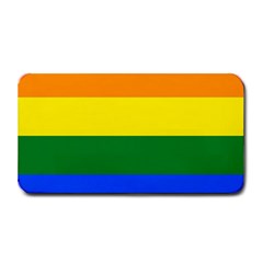 Pride Rainbow Flag Medium Bar Mats by Valentinaart