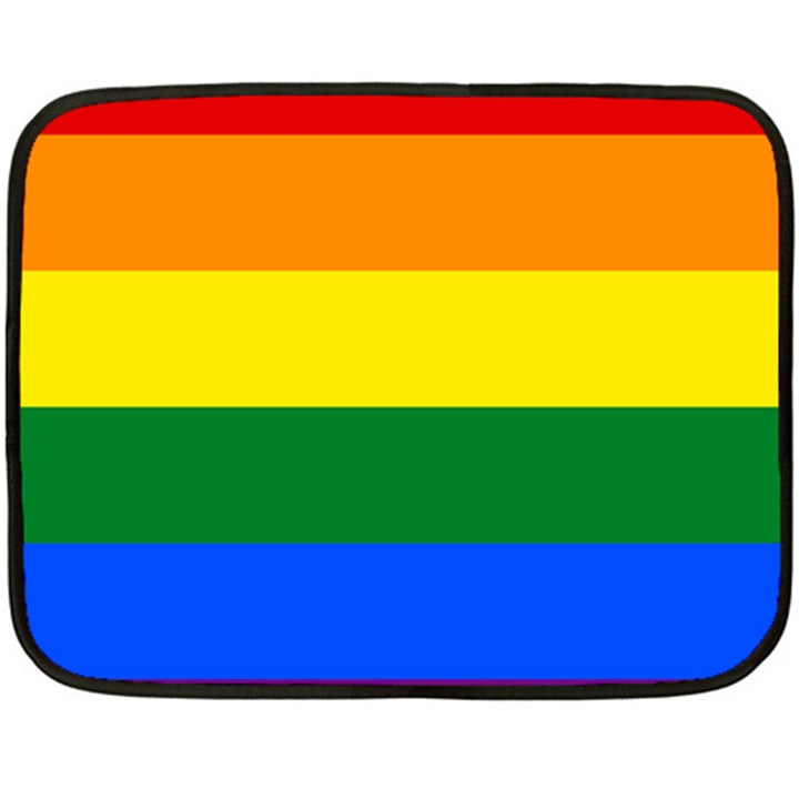 Pride rainbow flag Fleece Blanket (Mini)