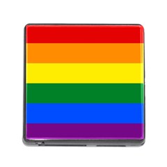 Pride Rainbow Flag Memory Card Reader (square) by Valentinaart