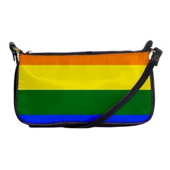 Pride Rainbow Flag Shoulder Clutch Bags by Valentinaart