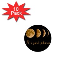 Moon phases  1  Mini Buttons (10 pack) 