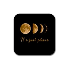 Moon phases  Rubber Coaster (Square) 