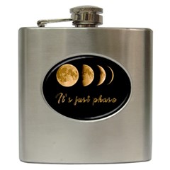 Moon phases  Hip Flask (6 oz)