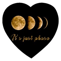 Moon phases  Jigsaw Puzzle (Heart)