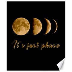 Moon phases  Canvas 8  x 10 