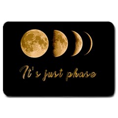 Moon phases  Large Doormat 