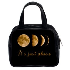 Moon phases  Classic Handbags (2 Sides)