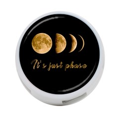 Moon phases  4-Port USB Hub (One Side)