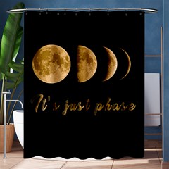 Moon phases  Shower Curtain 60  x 72  (Medium) 